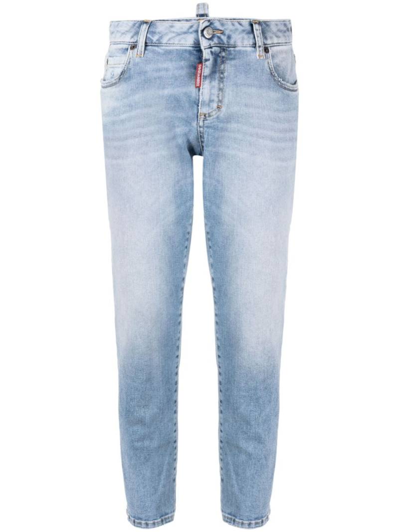 Dsquared2 mid-rise cropped jeans - Blue von Dsquared2