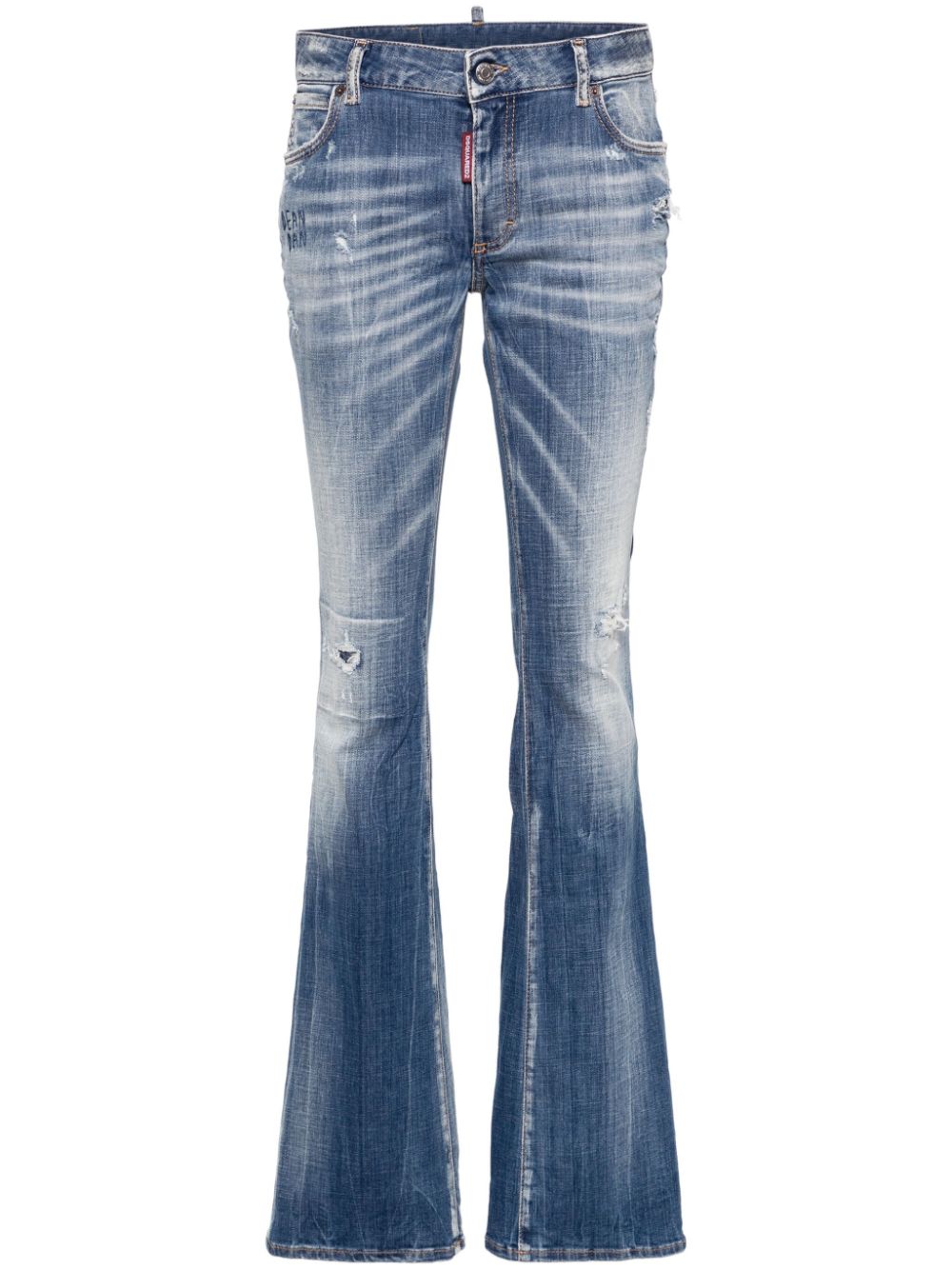 Dsquared2 mid-rise flared jeans - Blue von Dsquared2