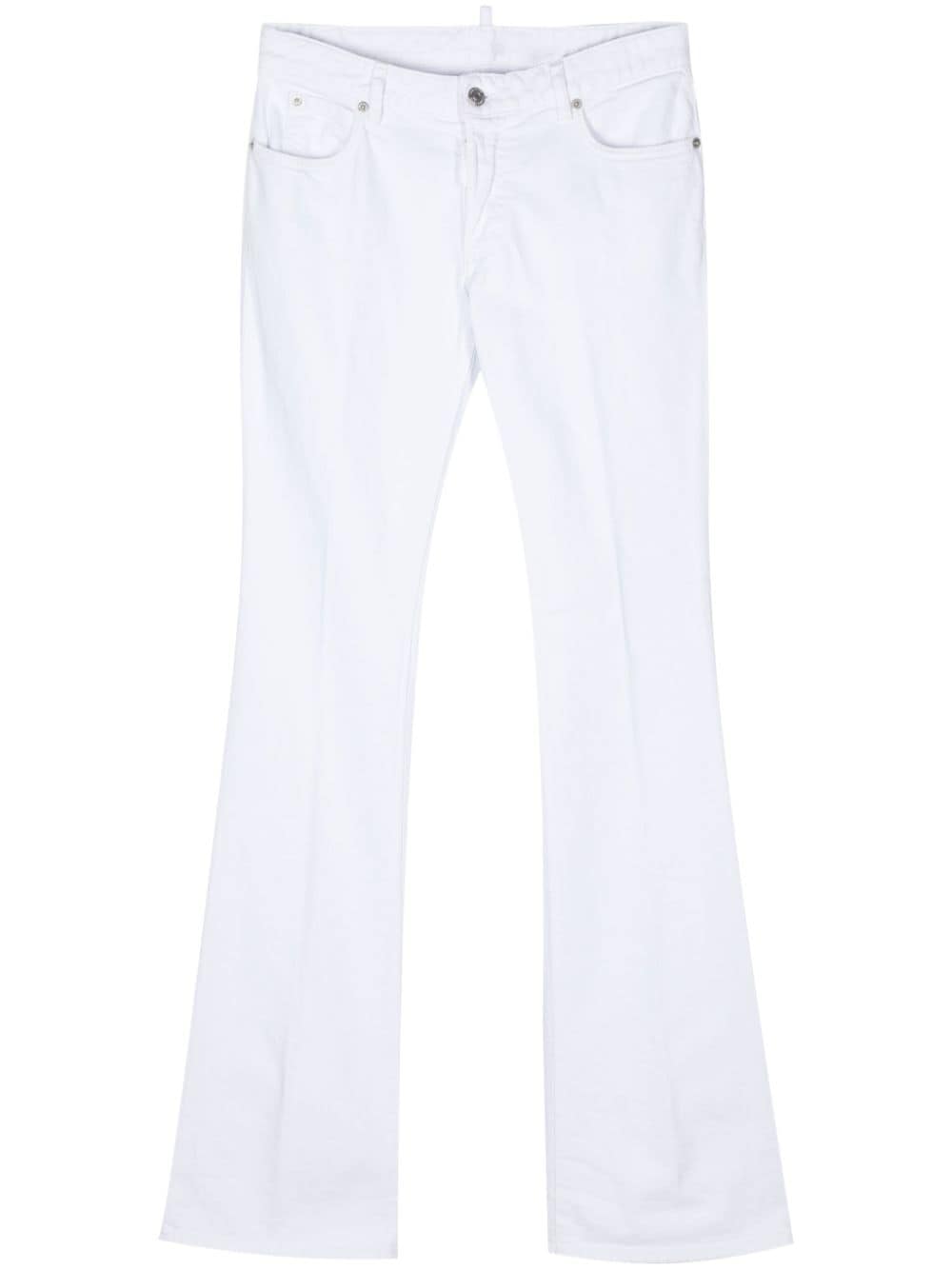 Dsquared2 mid-rise flared jeans - White von Dsquared2