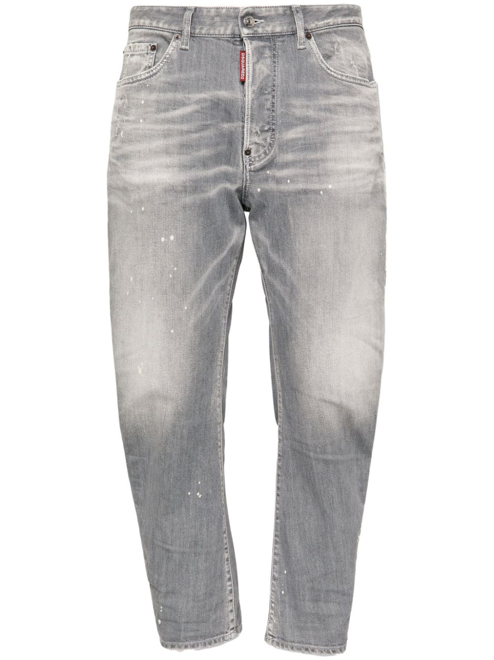 Dsquared2 mid-rise straight-leg jeans - Grey von Dsquared2