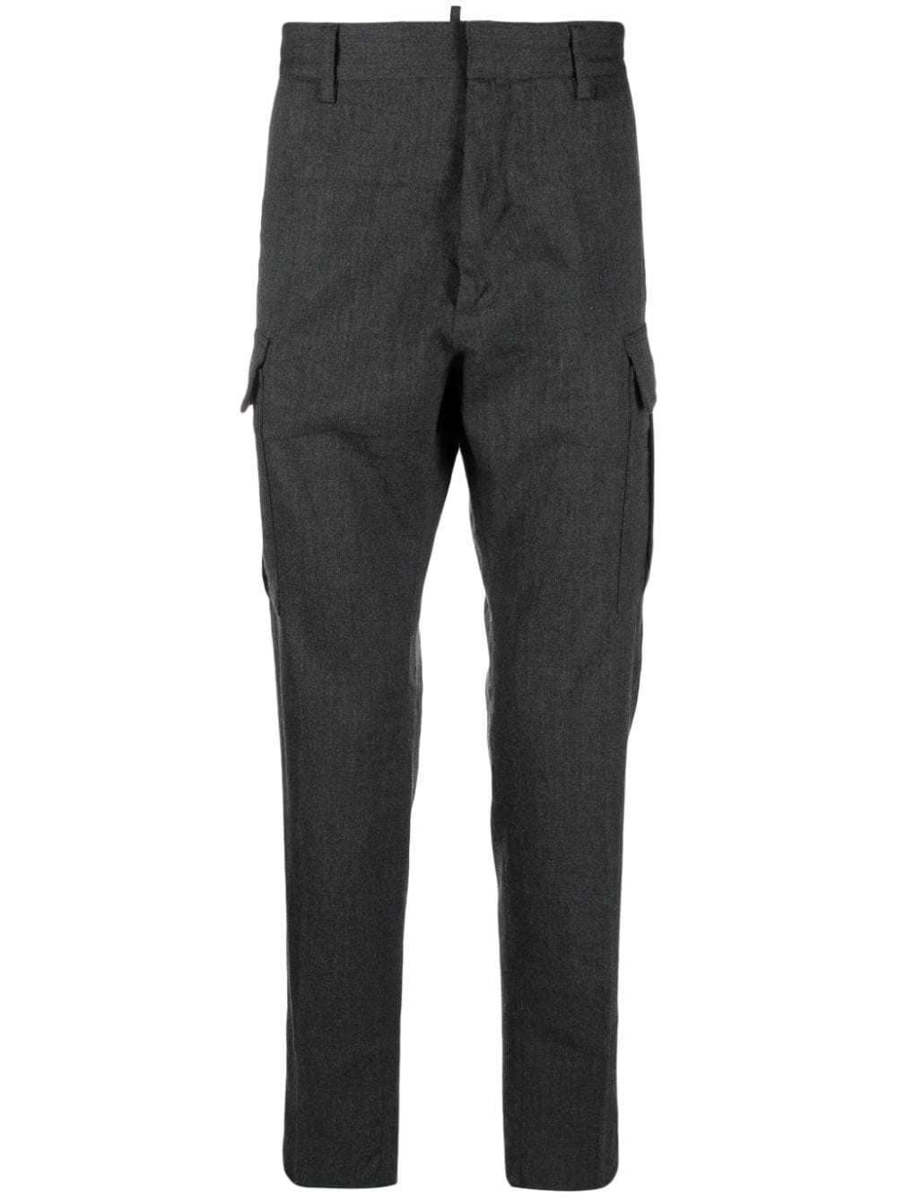 Dsquared2 mid-rise tapered-leg trousers - Grey von Dsquared2