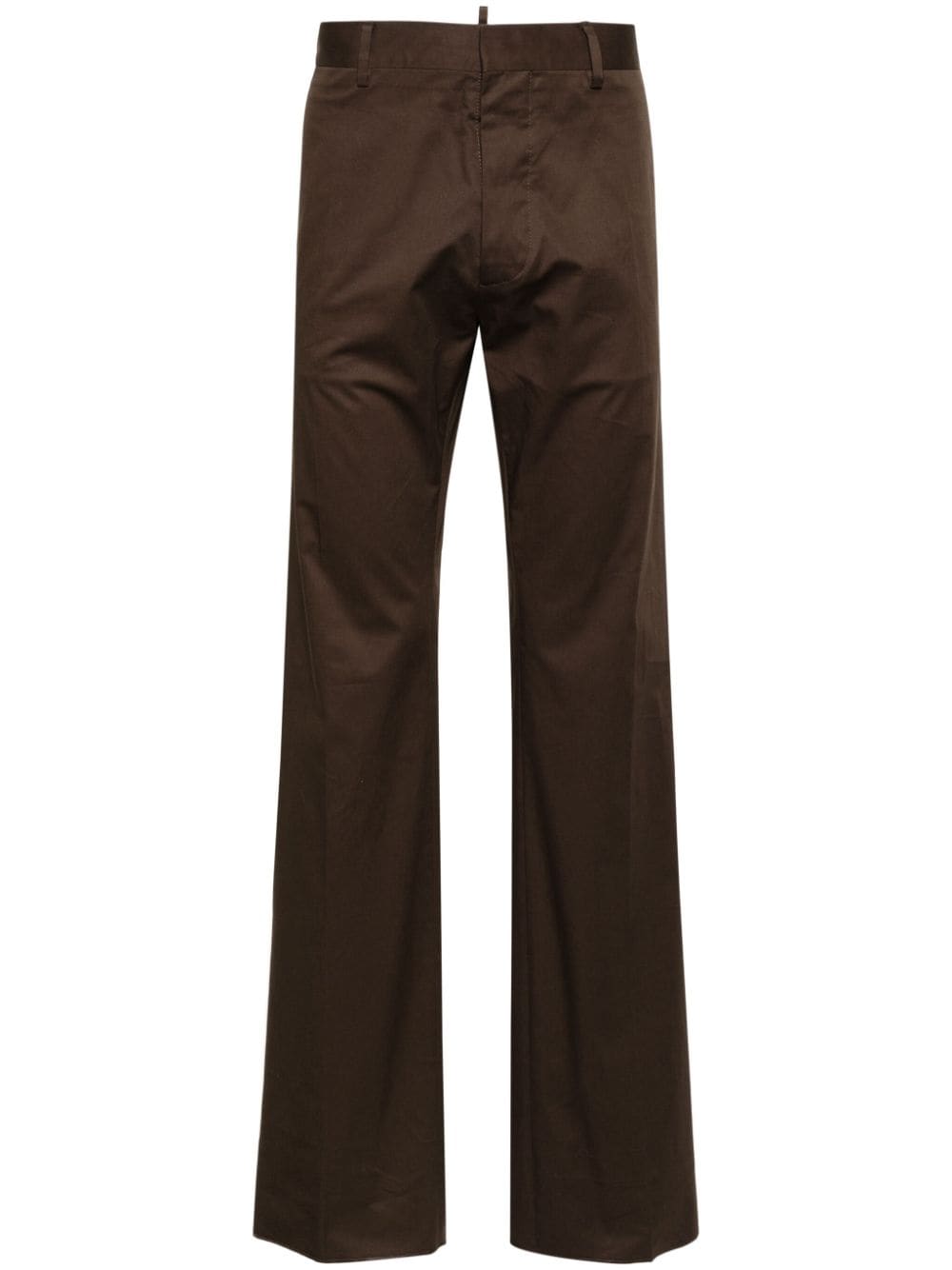Dsquared2 mid-rise twill chino trousers - Brown von Dsquared2
