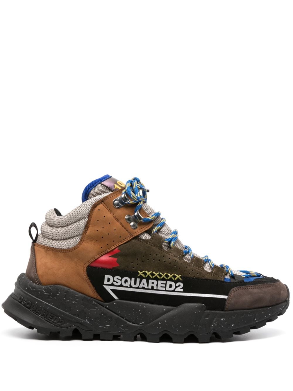 Dsquared2 panelled hiking boots - Neutrals von Dsquared2