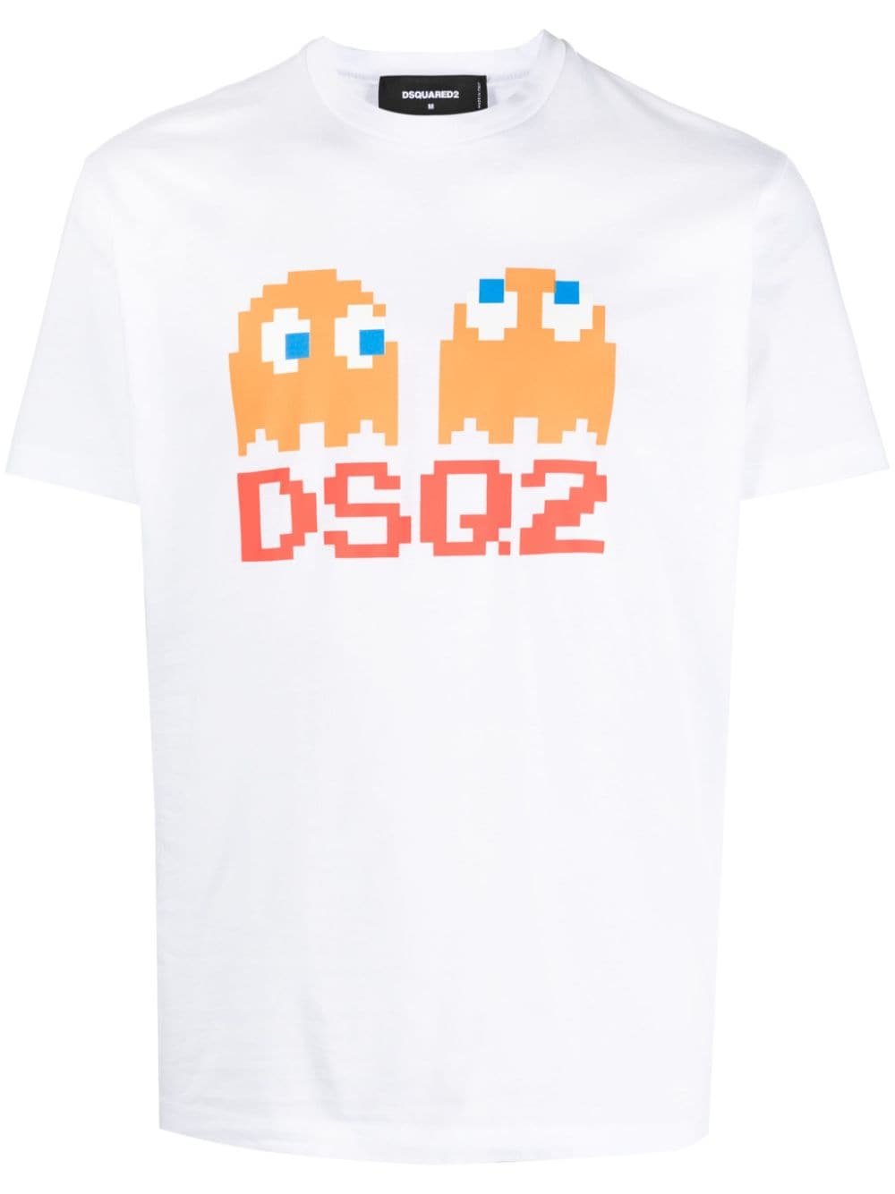 Dsquared2 pixelated graphic-print T-shirt - White von Dsquared2