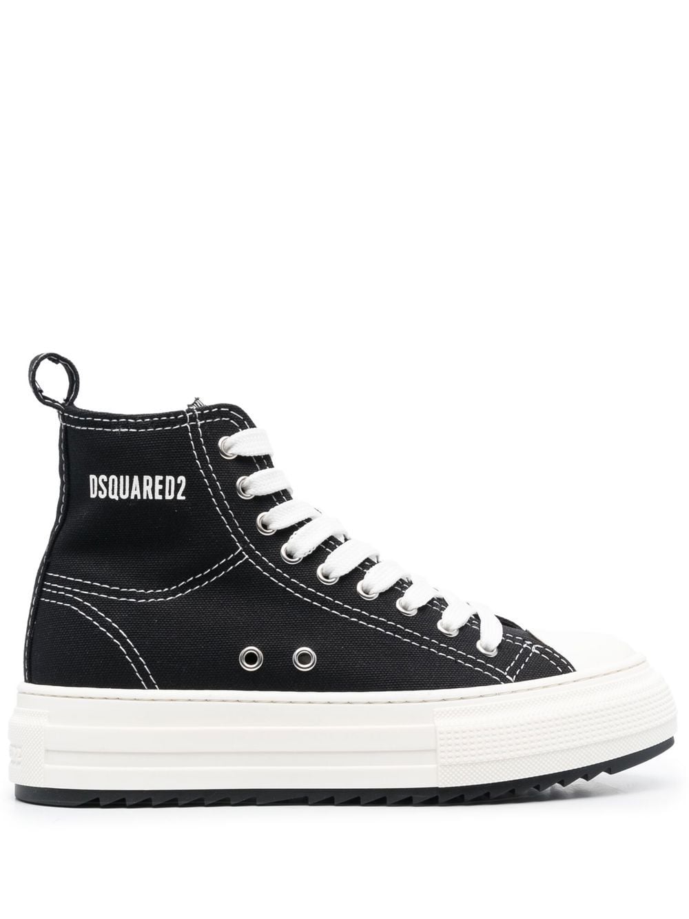 Dsquared2 platform-sole high-top sneakers - Black von Dsquared2