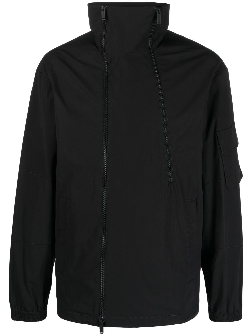 Dsquared2 pointed-collar zip-up jacket - Black von Dsquared2