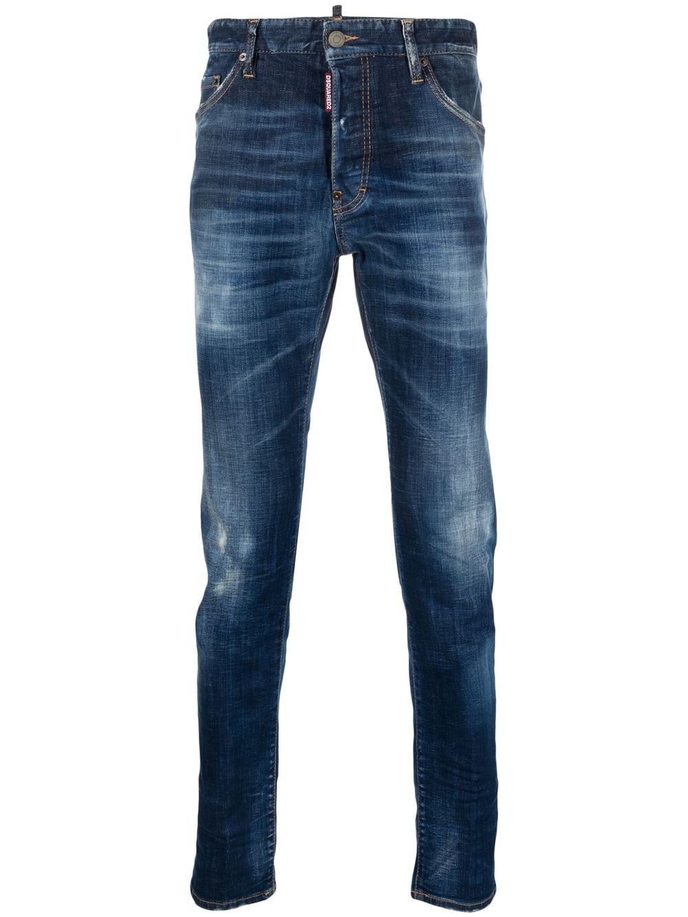 Dsquared2 ripped skinny jeans - Blue von Dsquared2