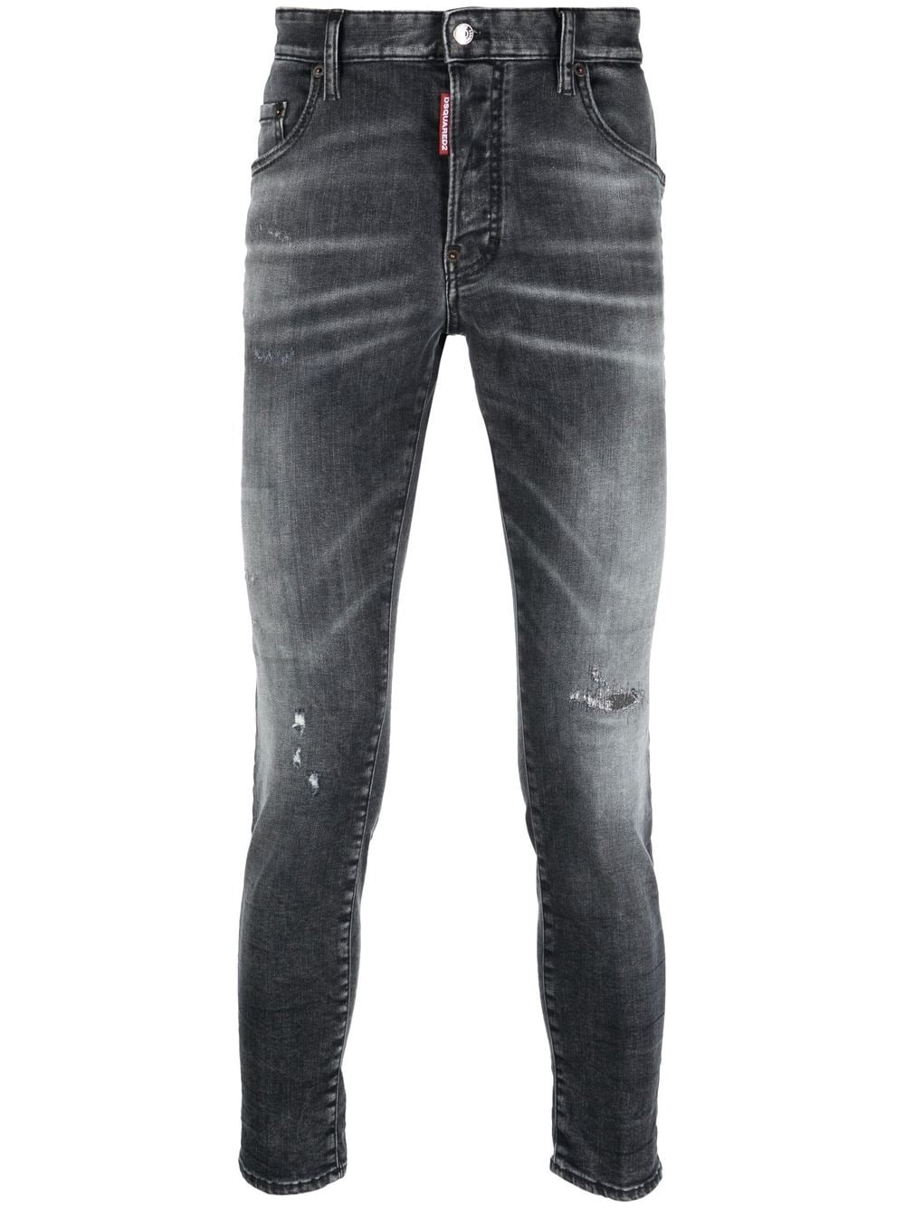 Dsquared2 ripped skinny jeans - Grey von Dsquared2