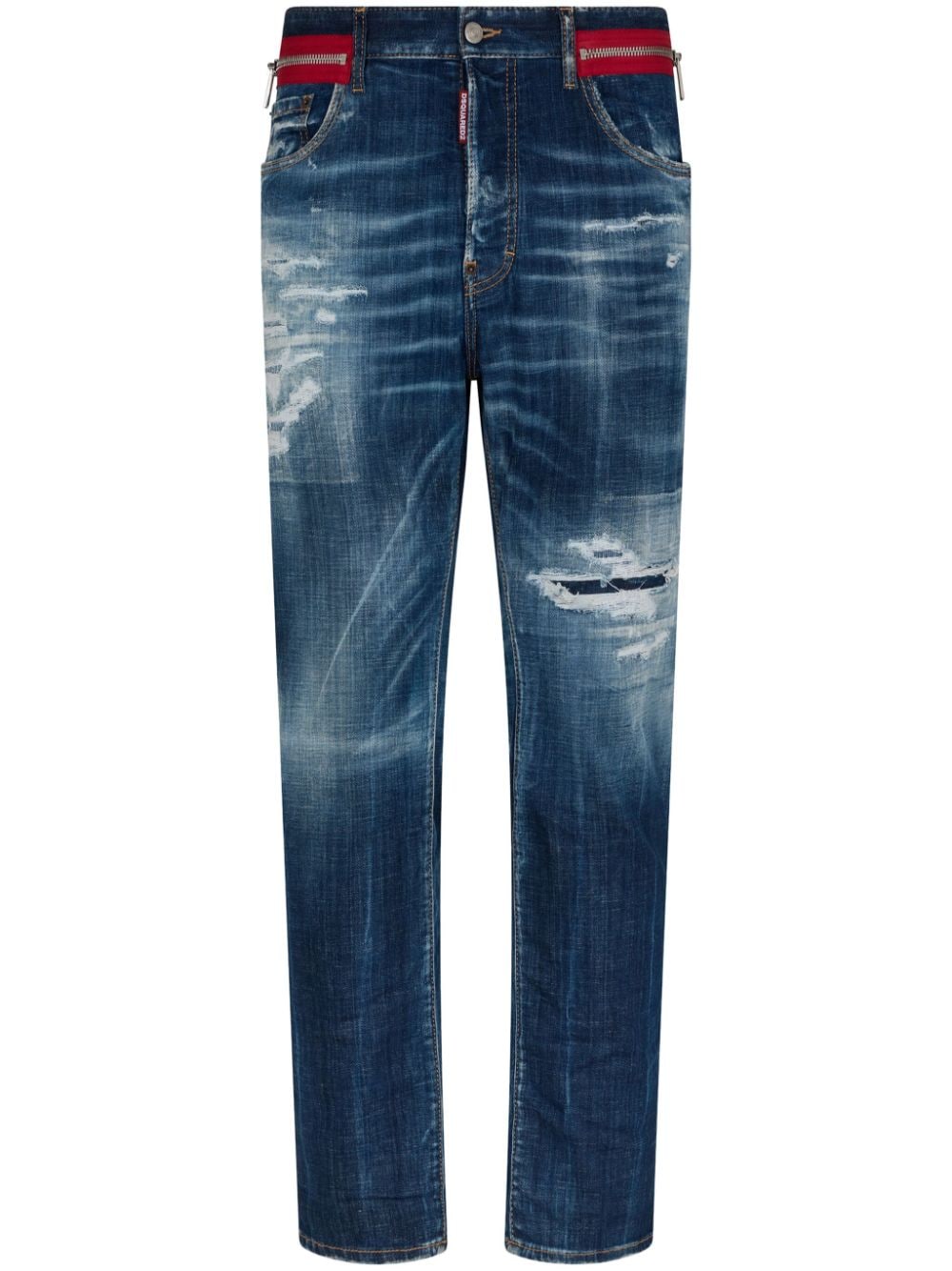 Dsquared2 ripped slim-fit jeans - Blue von Dsquared2
