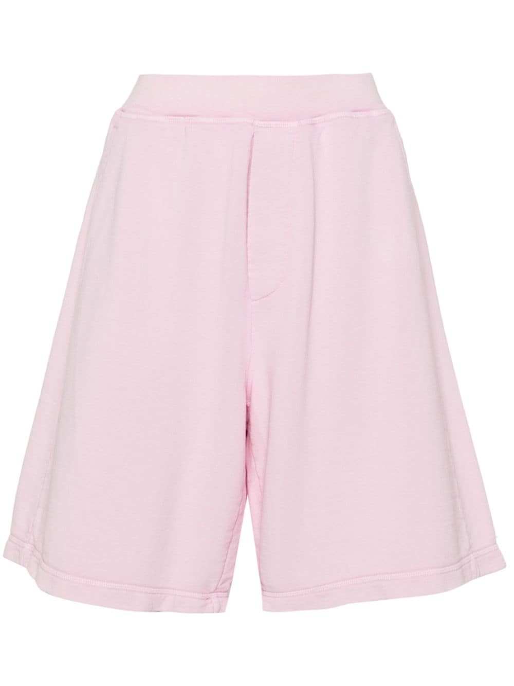 Dsquared2 rubberised-logo cotton shorts - Pink von Dsquared2