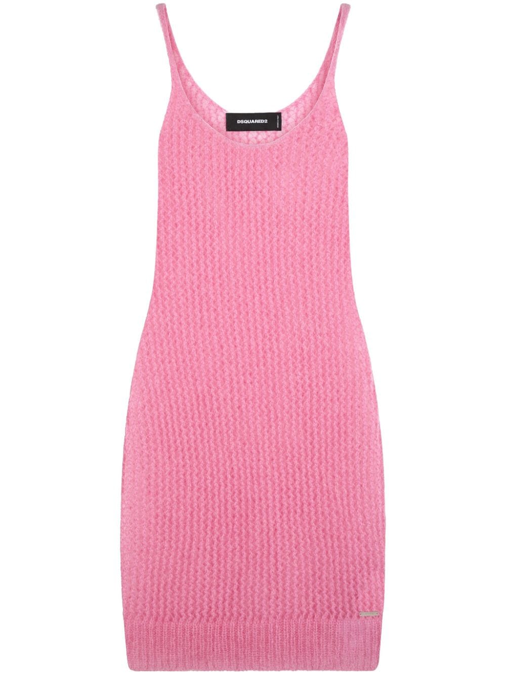 Dsquared2 scoop-neck ribbed minidress - Pink von Dsquared2