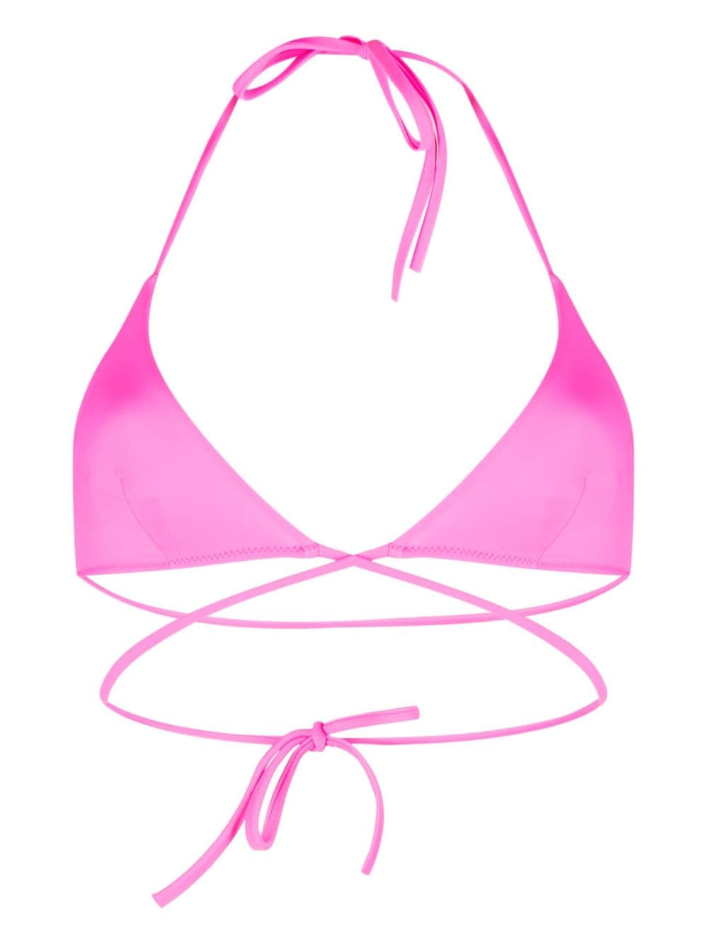 Dsquared2 self-tie bikini top - Pink von Dsquared2
