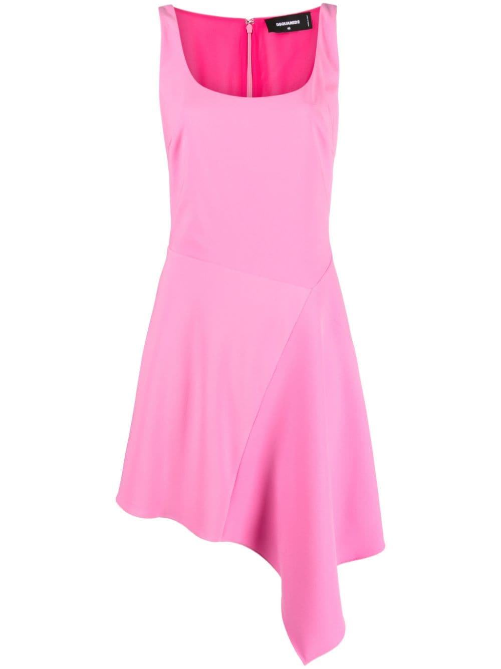 Dsquared2 sleeveless asymmetric minidress - Pink von Dsquared2