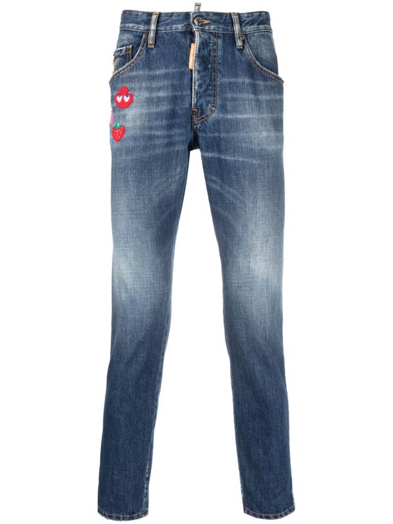 Dsquared2 slim-cut cropped jeans - Blue von Dsquared2