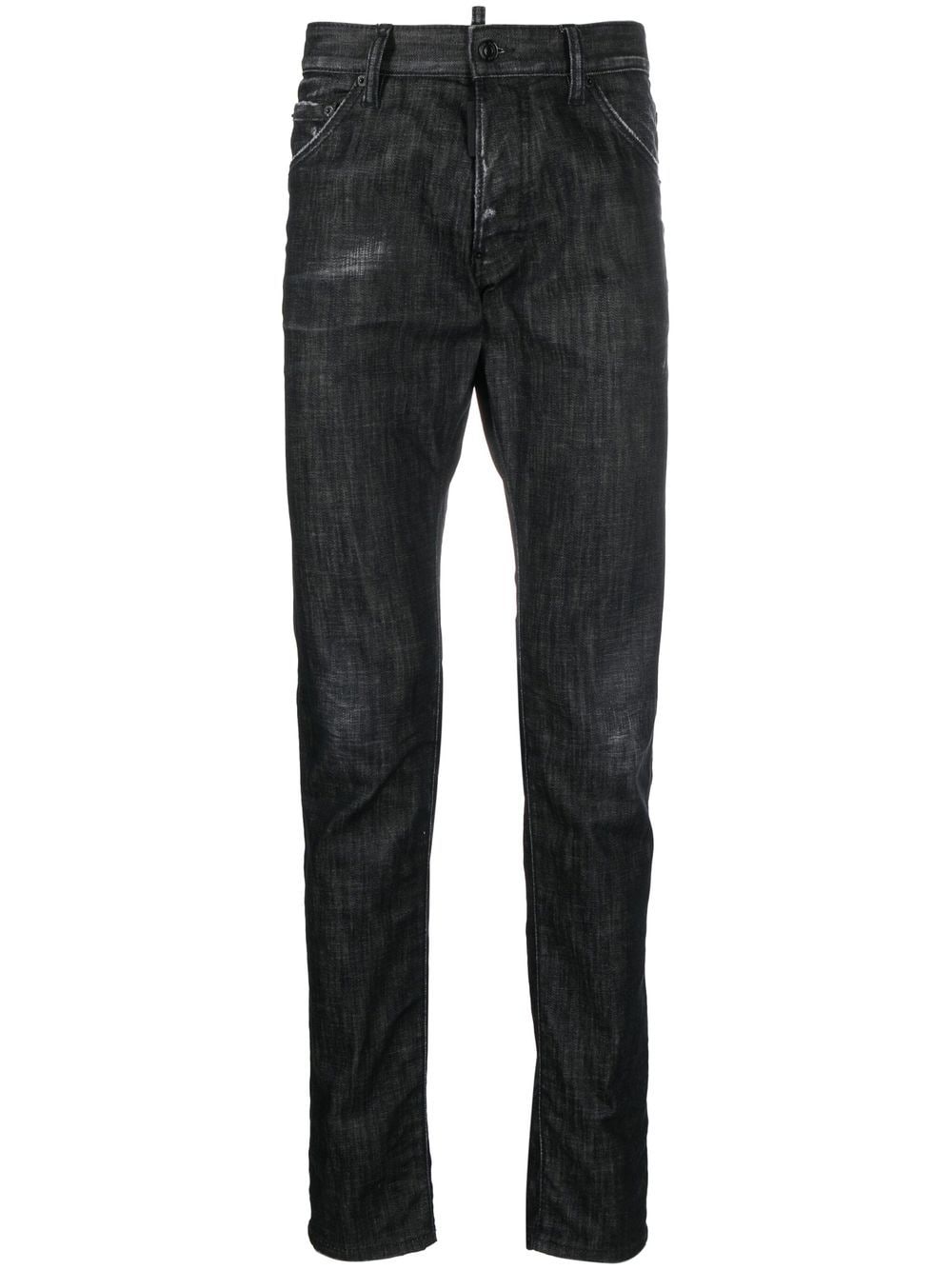 Dsquared2 slim-cut straight-leg jeans - Black von Dsquared2