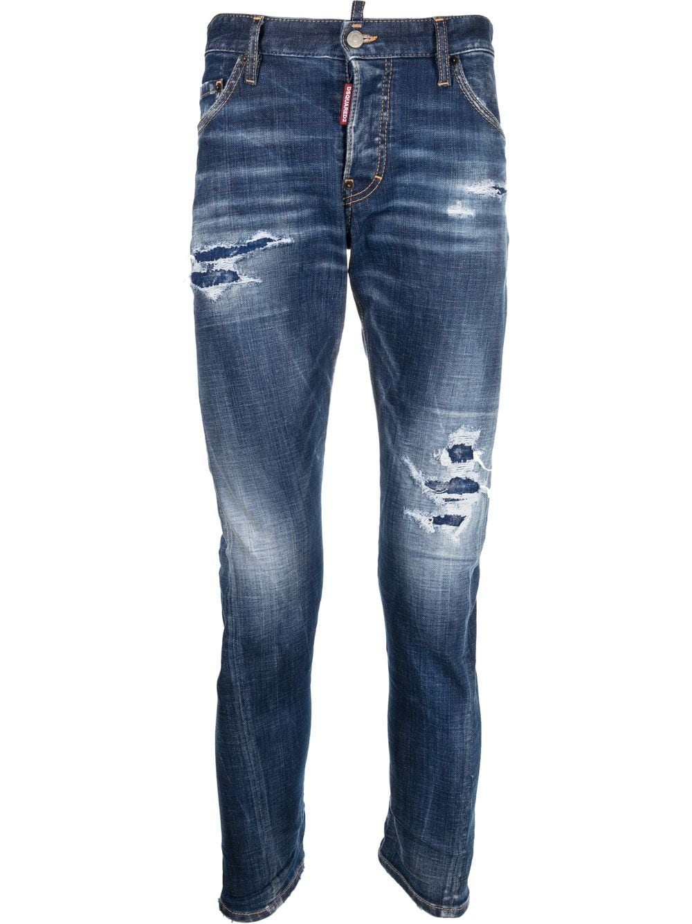 Dsquared2 slim-fit distressed-effect jeans - Blue von Dsquared2