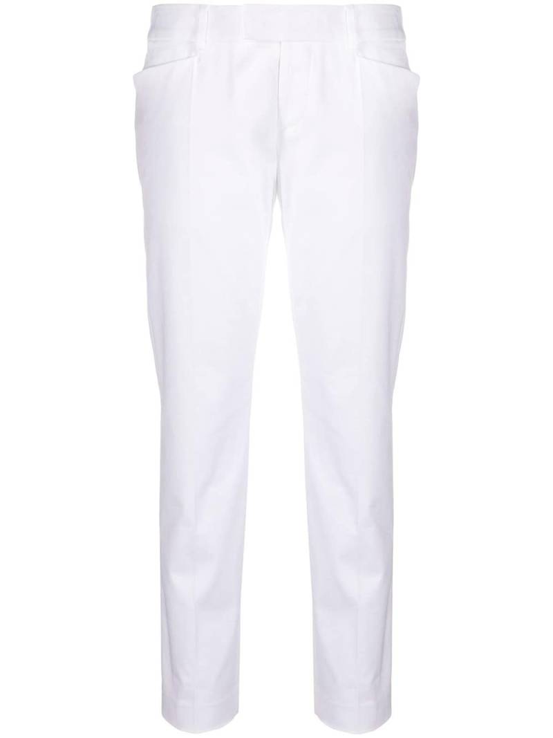 Dsquared2 slim-fit low-rise tapered trousers - White von Dsquared2