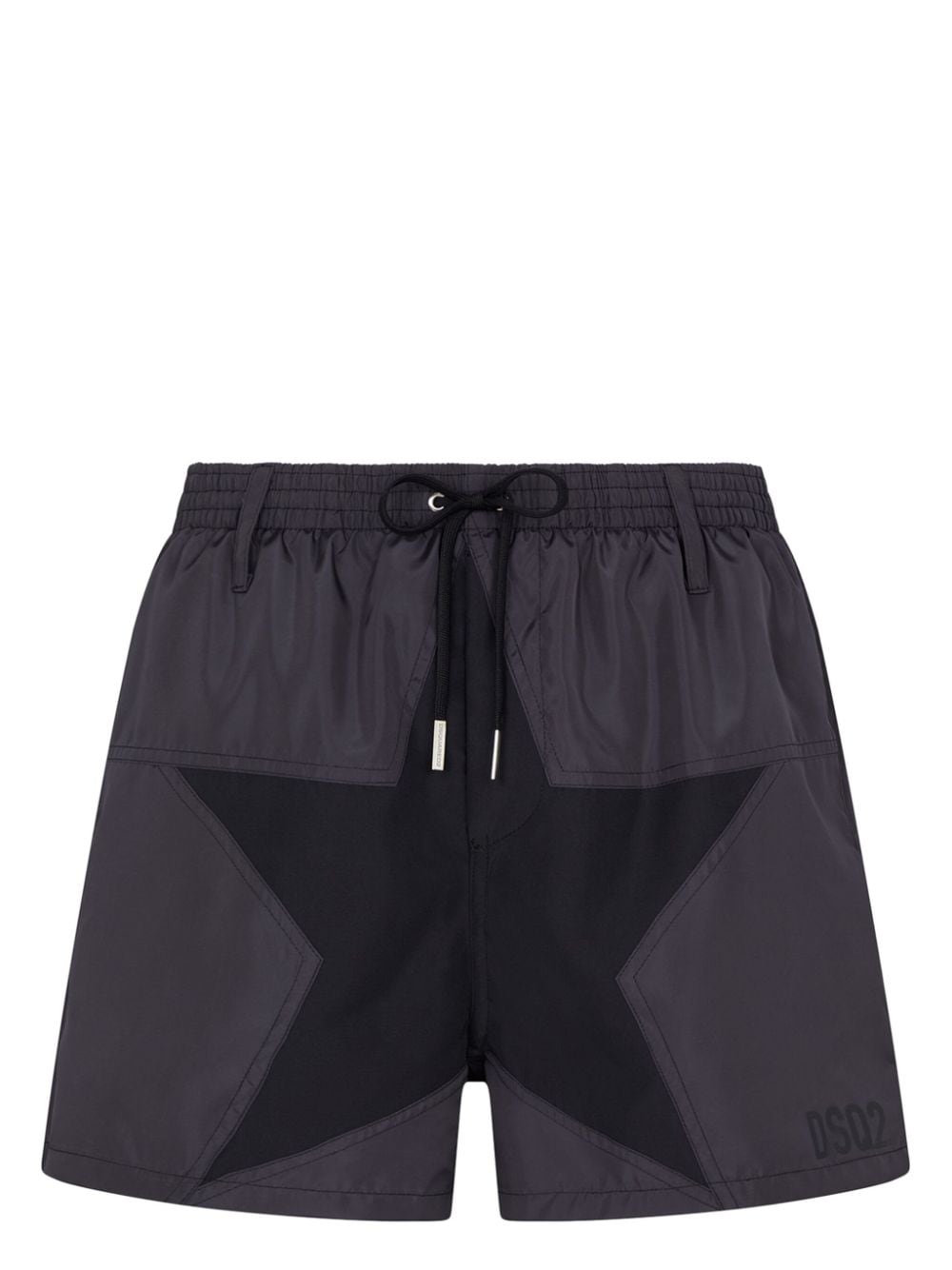 Dsquared2 star-panelled swim shorts - Black von Dsquared2