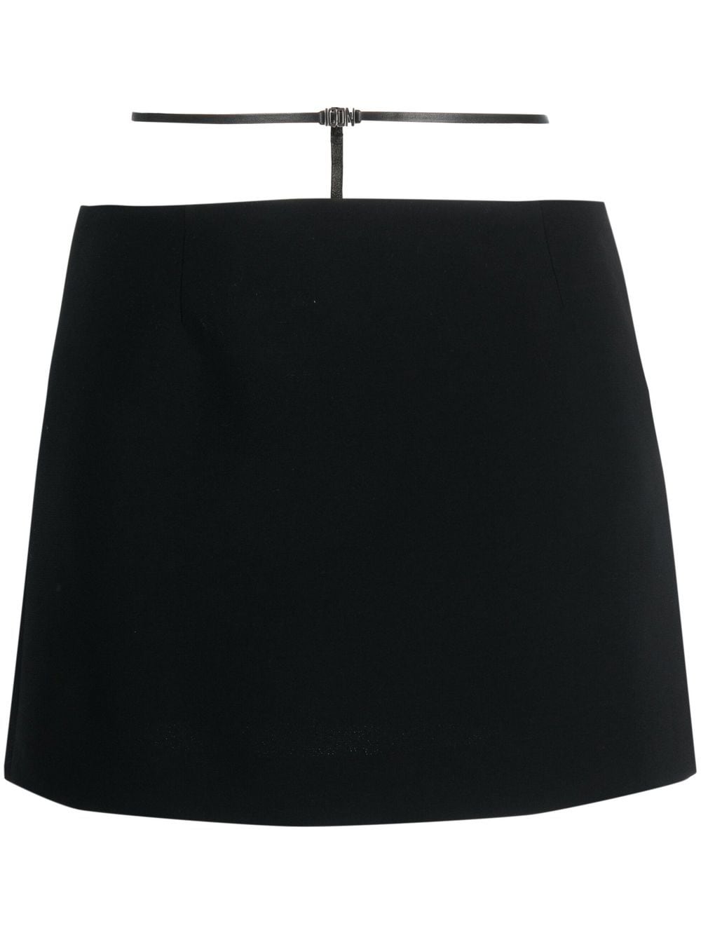 Dsquared2 strap-detail mini skirt - Black von Dsquared2