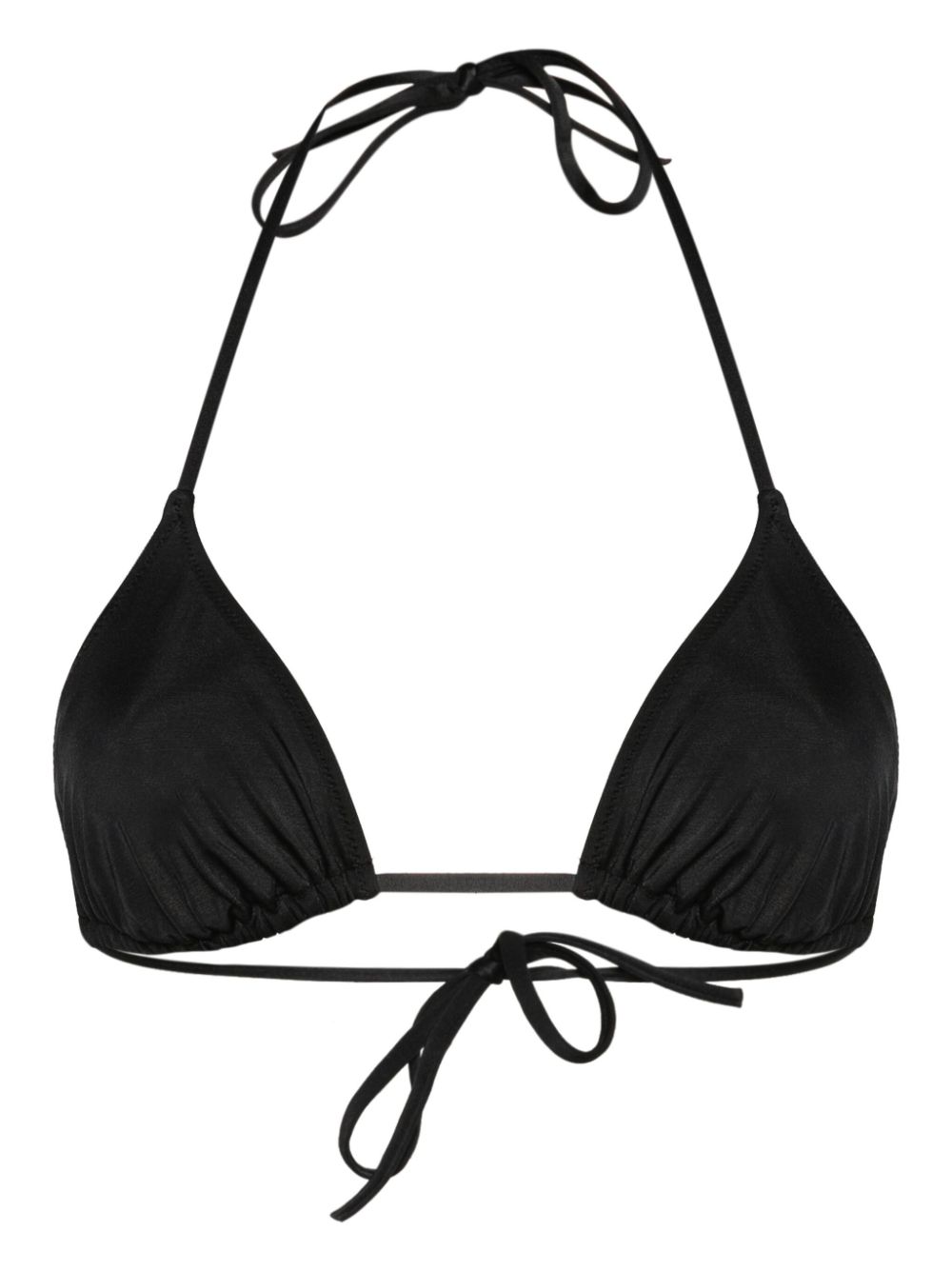 Dsquared2 tie-fastening bikini top - Black von Dsquared2