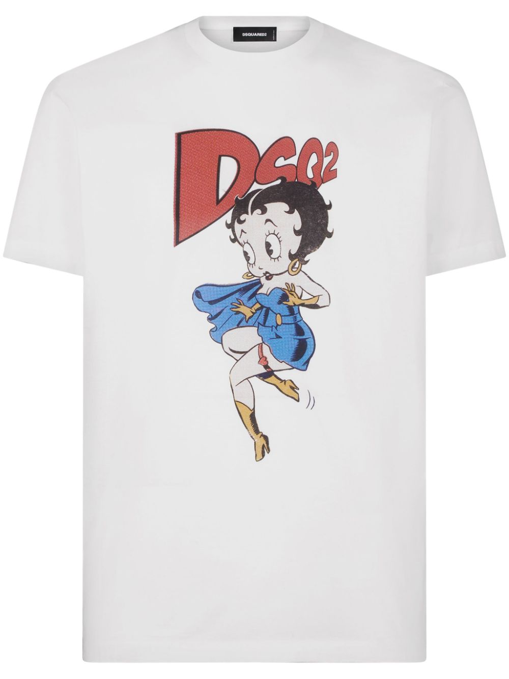 Dsquared2 x Betty Boop cotton T-shirt - White von Dsquared2