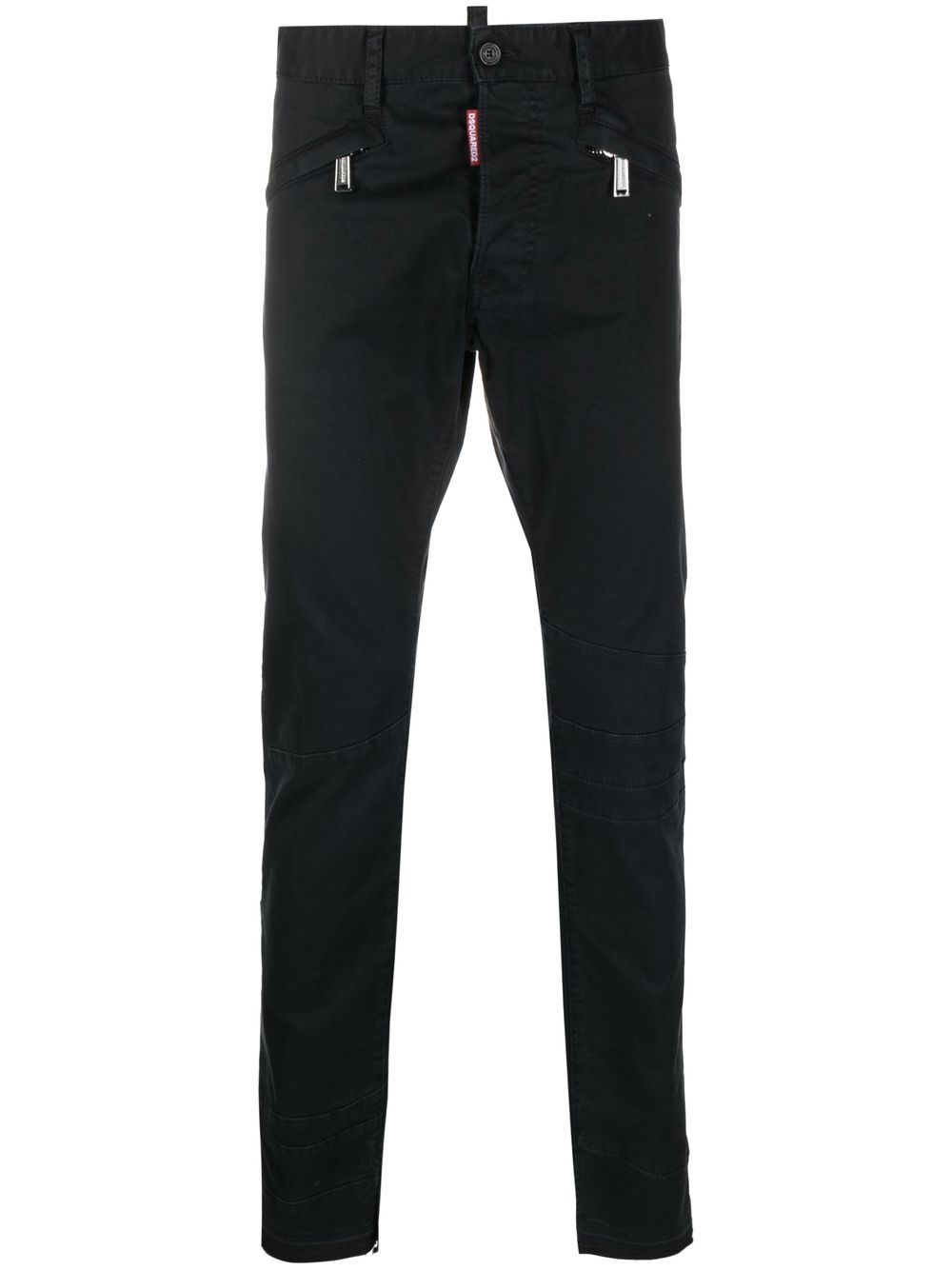 Dsquared2 zip-pockets trousers - Black von Dsquared2