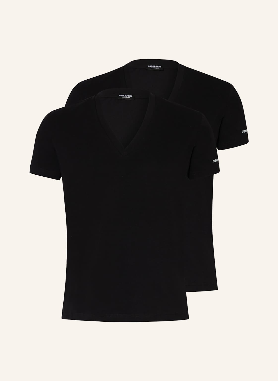 dsquared2 2er-Pack T-Shirts schwarz dsquared2 2er-Pack T-Shirts schwarz von Dsquared2