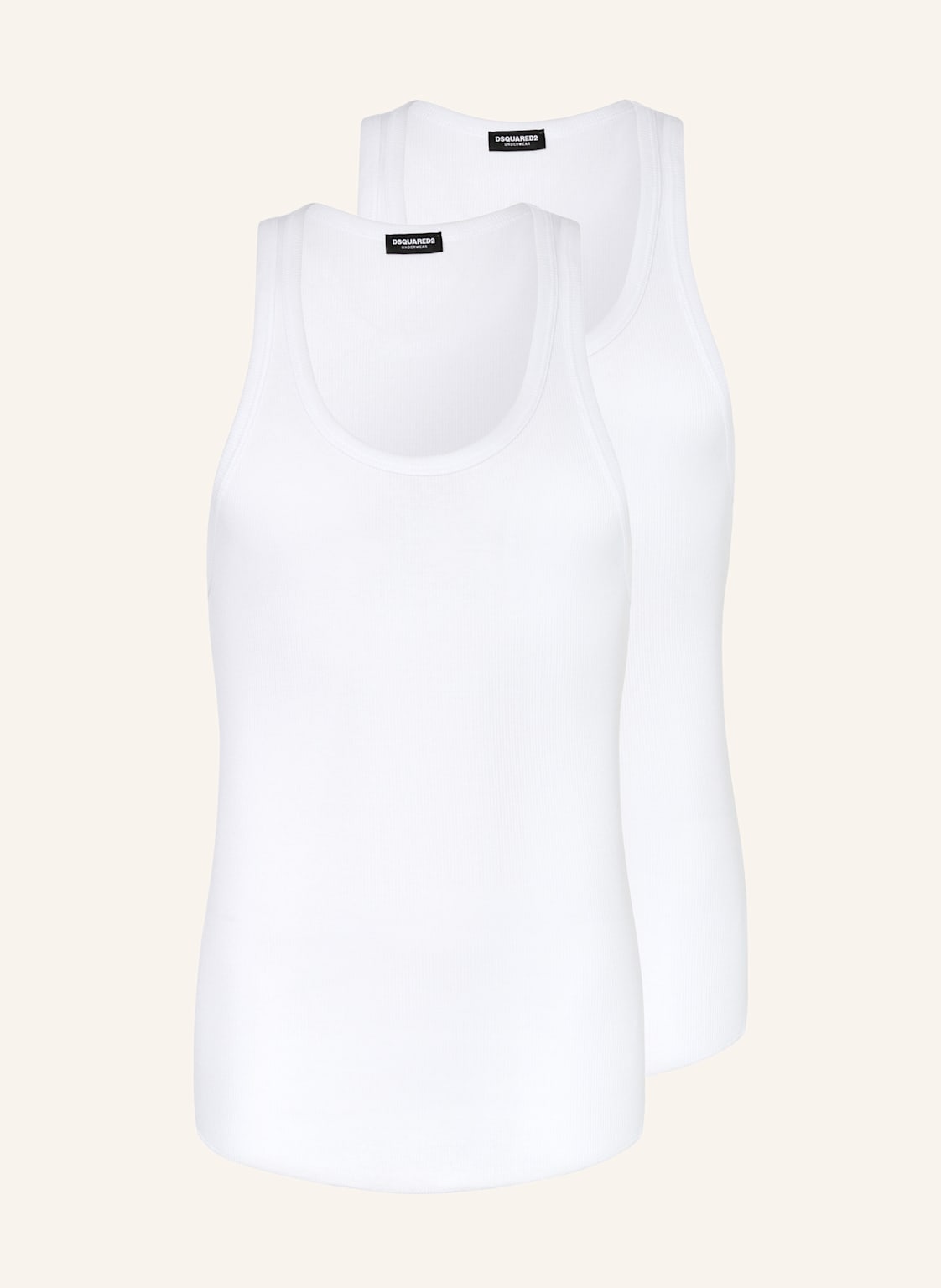 dsquared2 2er-Pack Unterhemden weiss dsquared2 2er-Pack Unterhemden weiss von Dsquared2