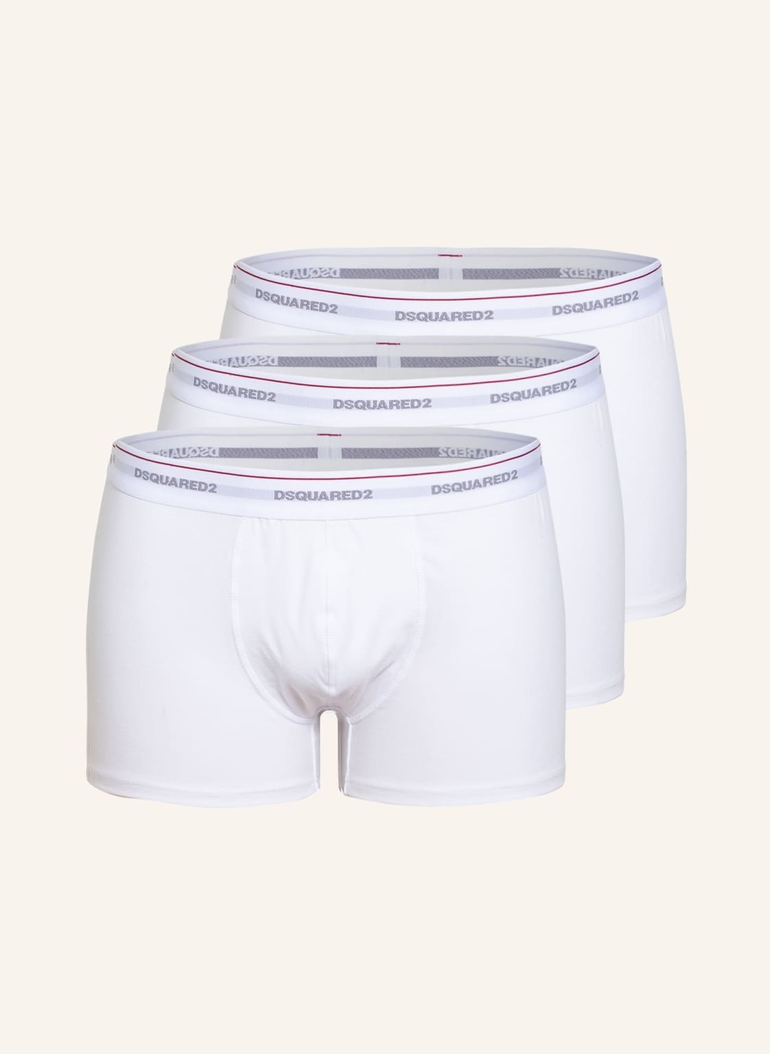 dsquared2 3er-Pack Boxershorts weiss von Dsquared2