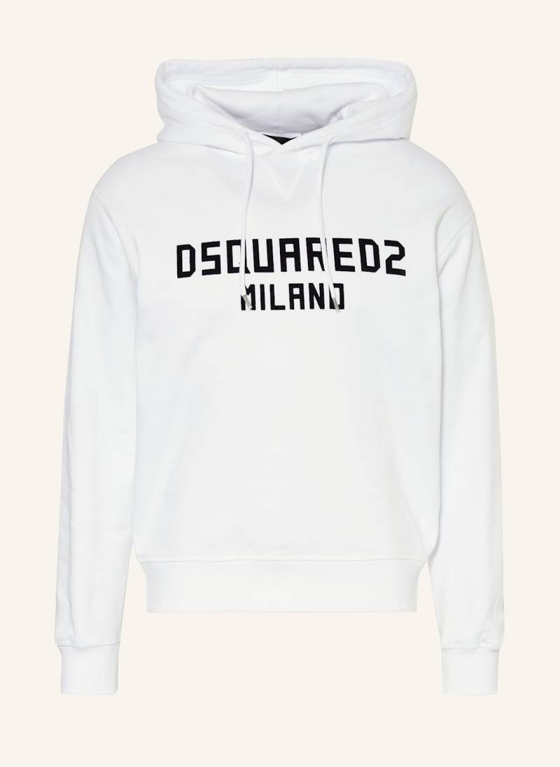 dsquared2 Hoodie Cool Fit weiss von Dsquared2