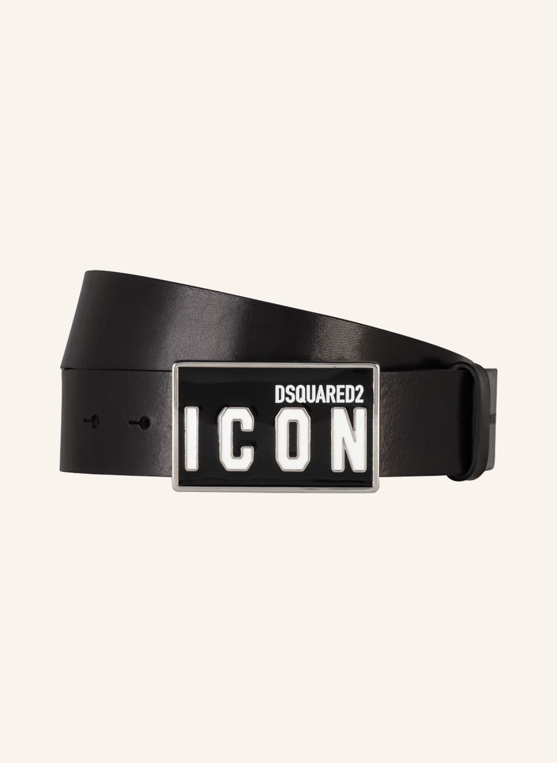 dsquared2 Ledergürtel Icon schwarz von Dsquared2