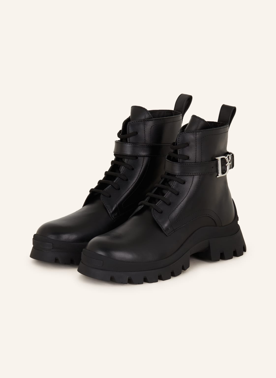 dsquared2 Plateau-Boots schwarz von Dsquared2