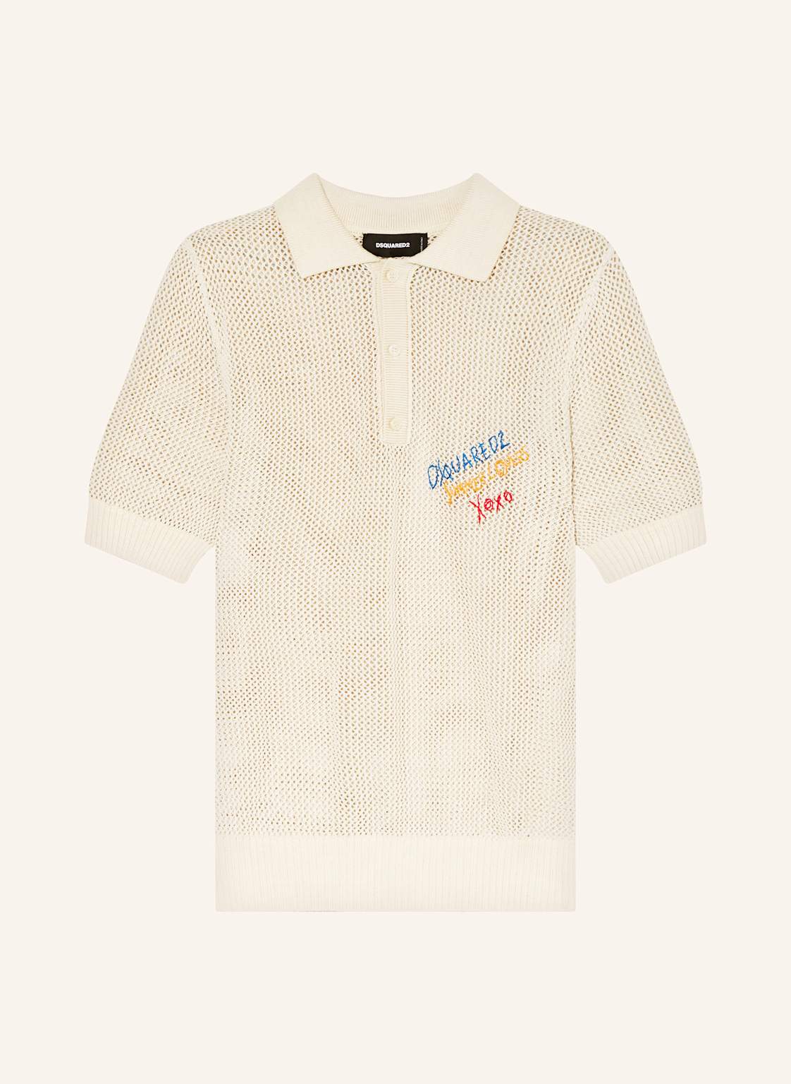 dsquared2 Strick-Poloshirt beige dsquared2 Strick-Poloshirt beige von Dsquared2