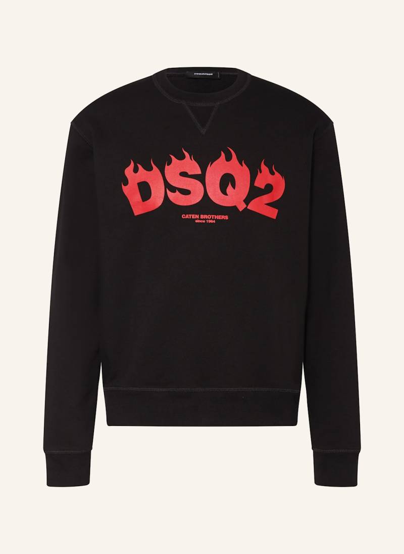 dsquared2 Sweatshirt Cool Fit schwarz von Dsquared2