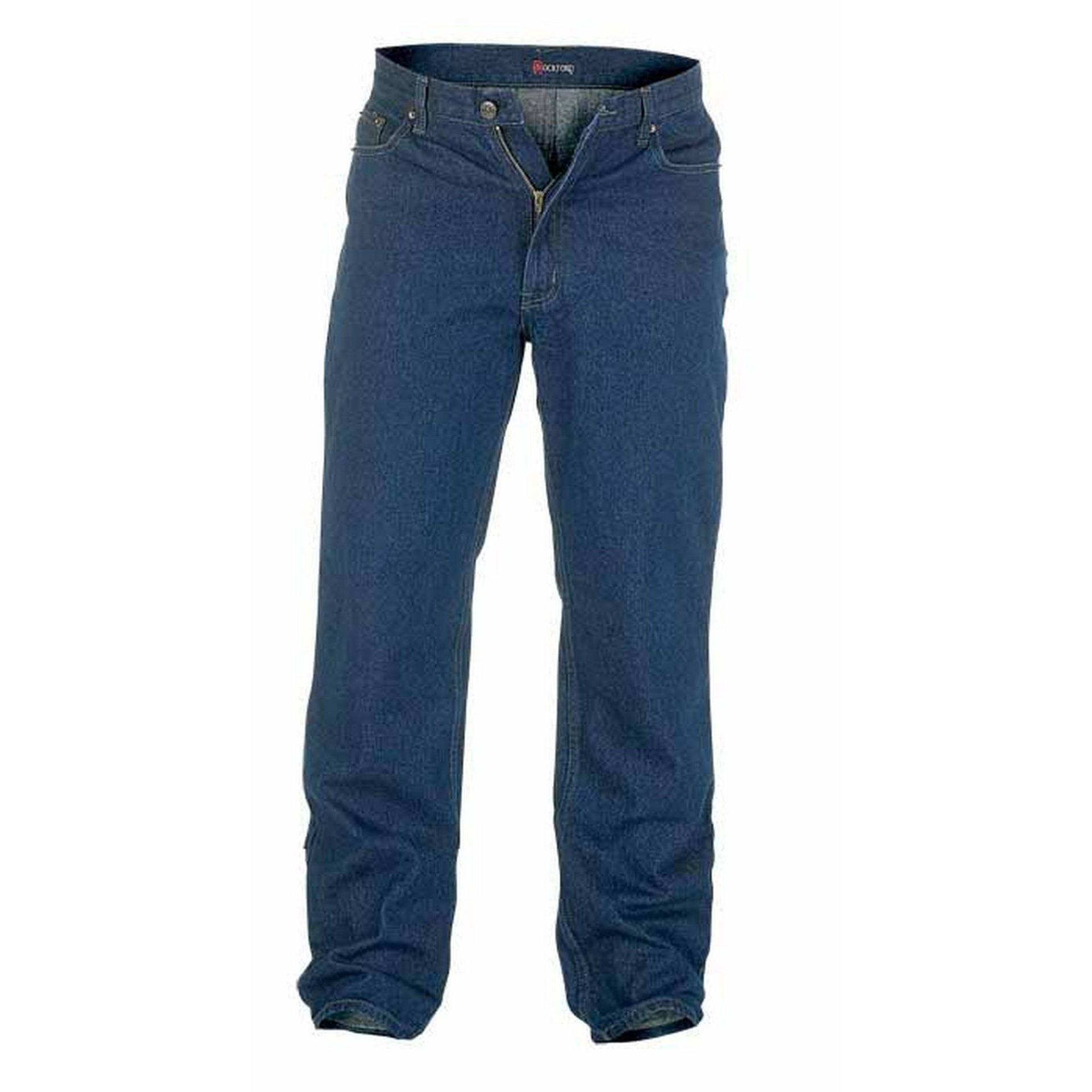 Rockford Kingsize Komfort Fit Jeans Herren Indigo W56 von Duke