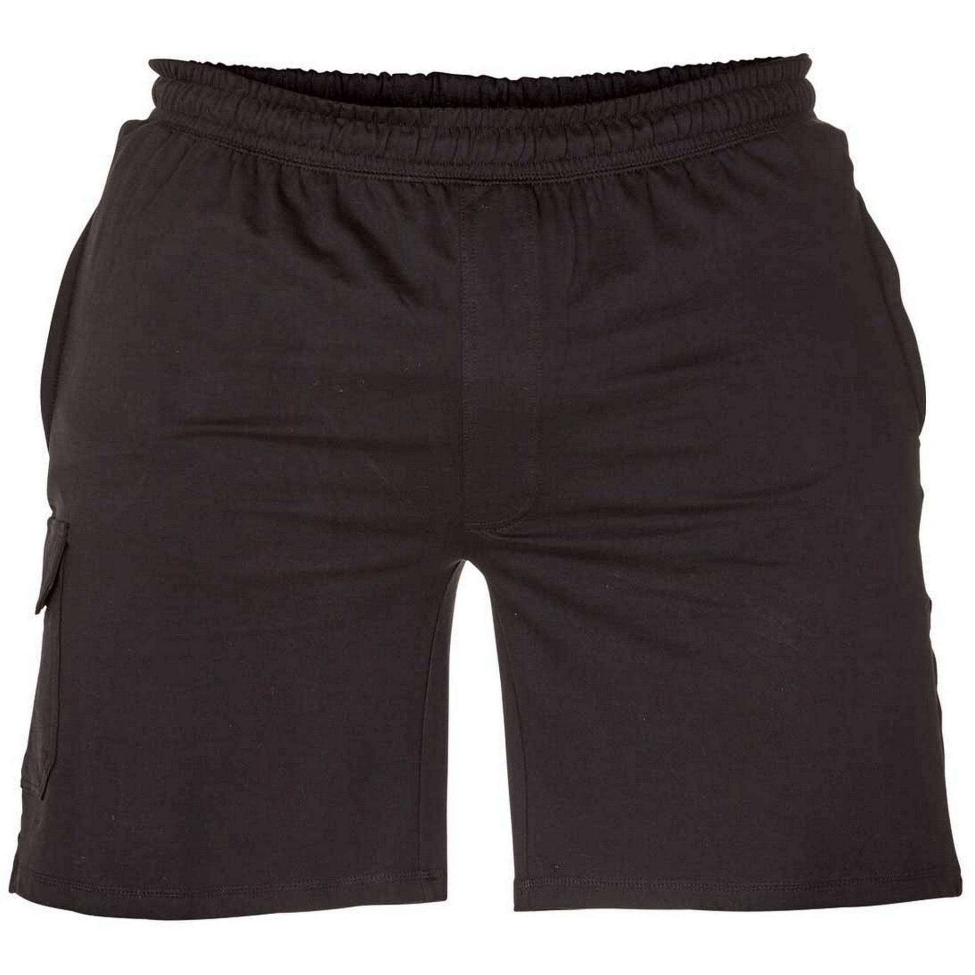 John Kingsize Leichte Cargo Shorts Herren Schwarz XL von Duke