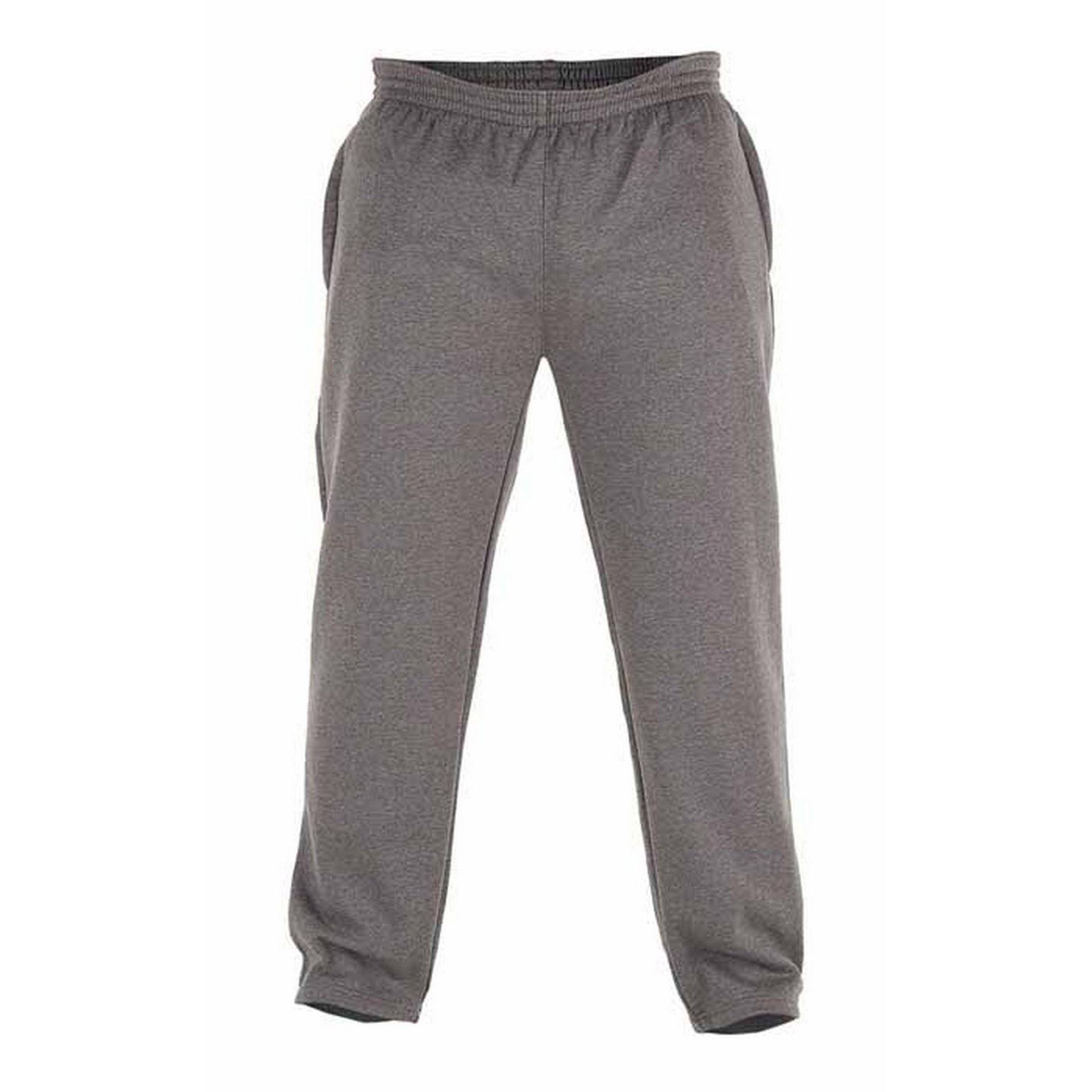 Kingsize Albert Jogging Hose, Gerade Bündchen Herren Grau 6XL von Duke