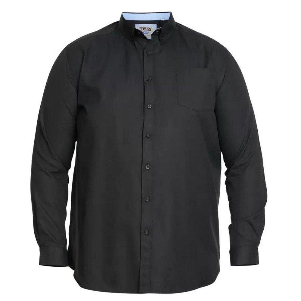 Richard Hemd Langärmlig Herren Schwarz 3XL von Duke