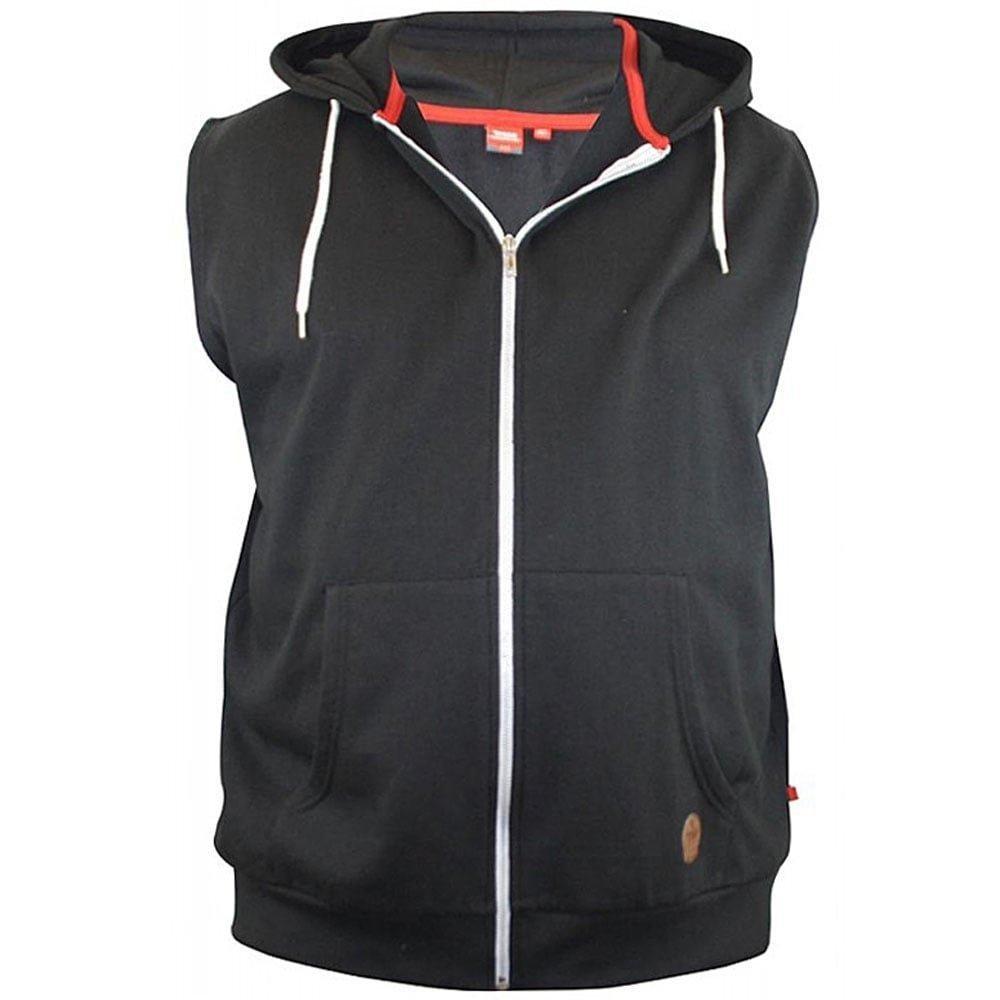 Blake Kingsize Sleeveless Hoody Herren Schwarz XXL von Duke