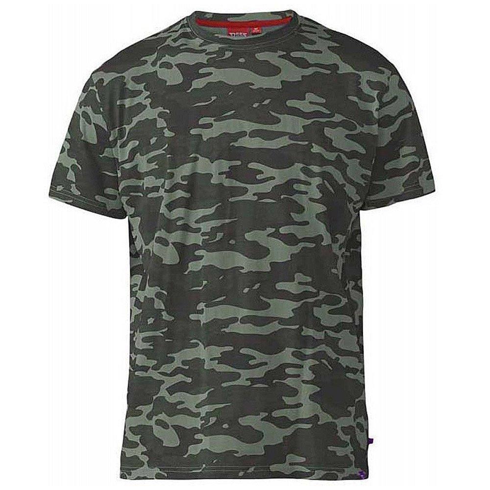 Tshirt Gaston Mit Tarnmuster, Kingsize Herren Multicolor 3XL von Duke