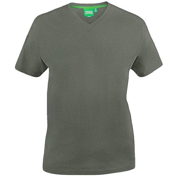 Tshirt Signature 2 Mit Vausschnitt, King Size, Baumwolle Herren Khaki 7XL von Duke