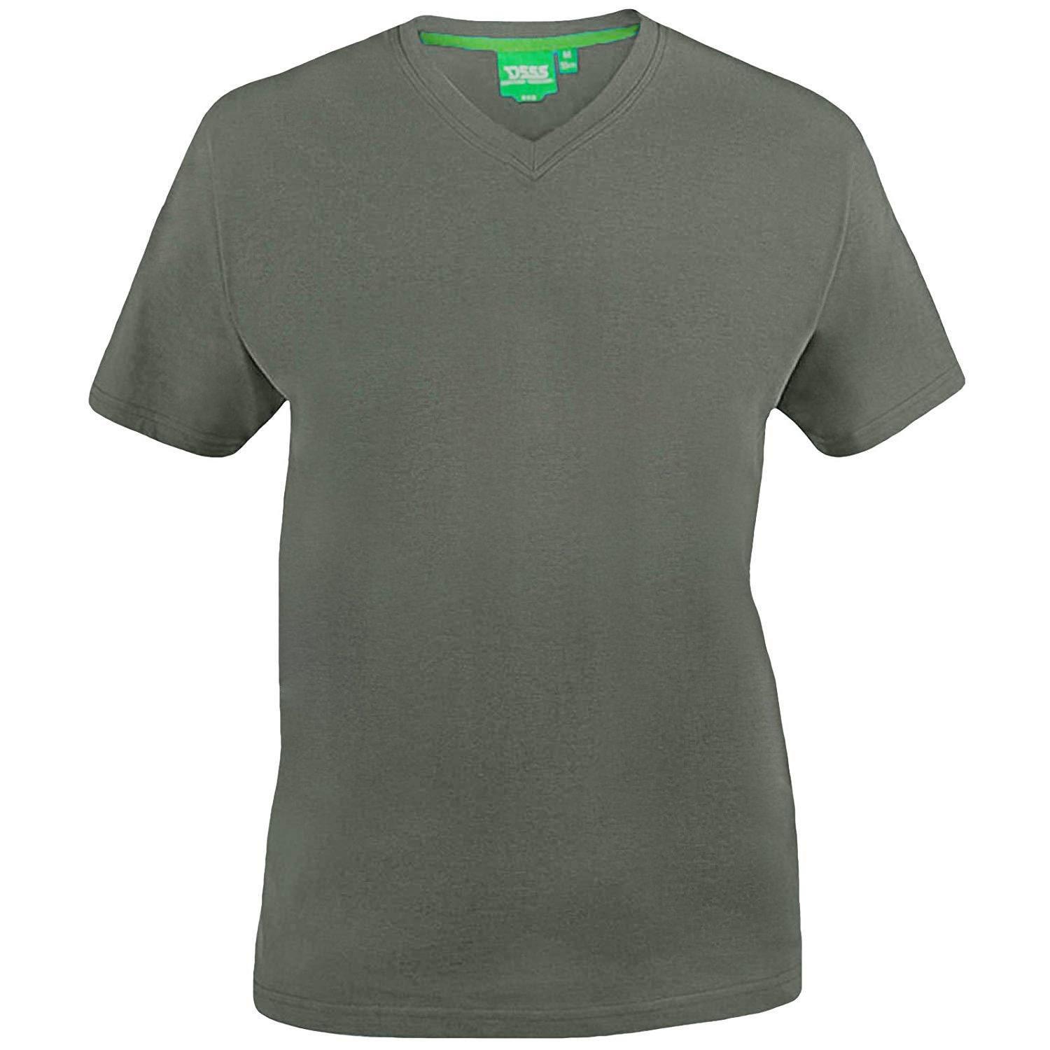 Tshirt Signature 2 Mit Vausschnitt, King Size, Herren Khaki 5XL von Duke