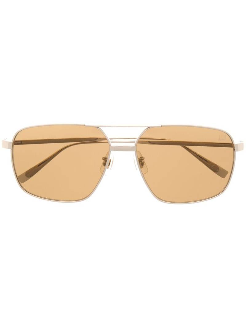 Dunhill pilot frame sunglasses - Gold von Dunhill