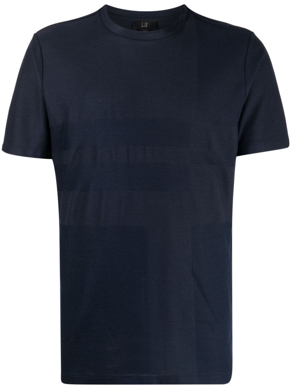 Dunhill jacquard crew-neck T-shirt - Blue von Dunhill