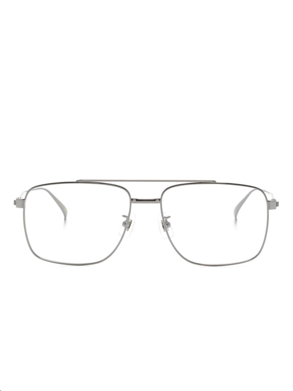 Dunhill pilot-frame glasses - Silver von Dunhill