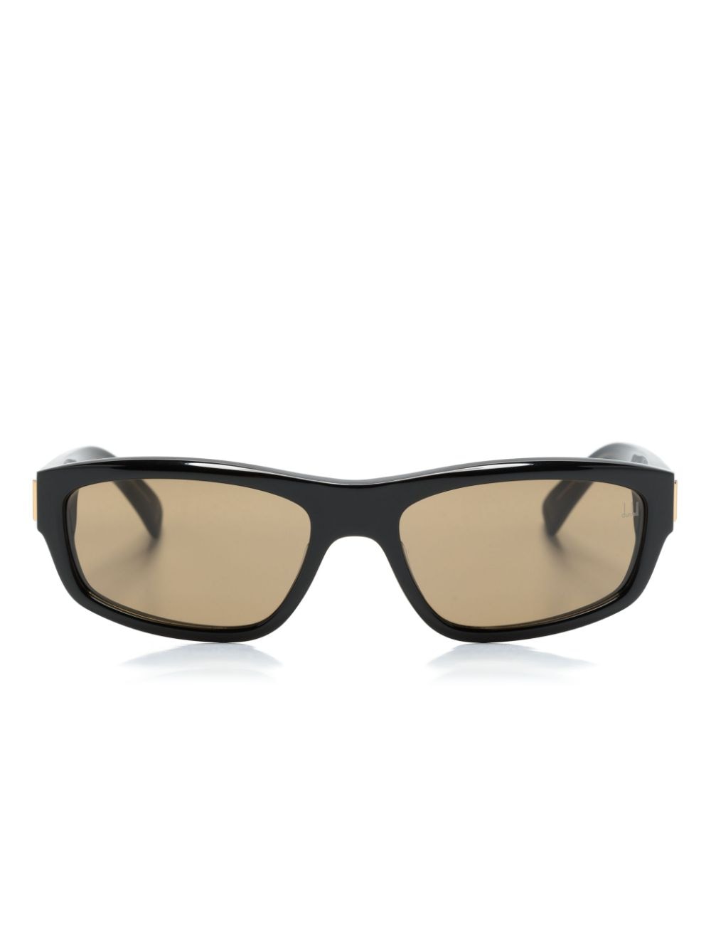 Dunhill rectangle-frame sunglasses - Black von Dunhill