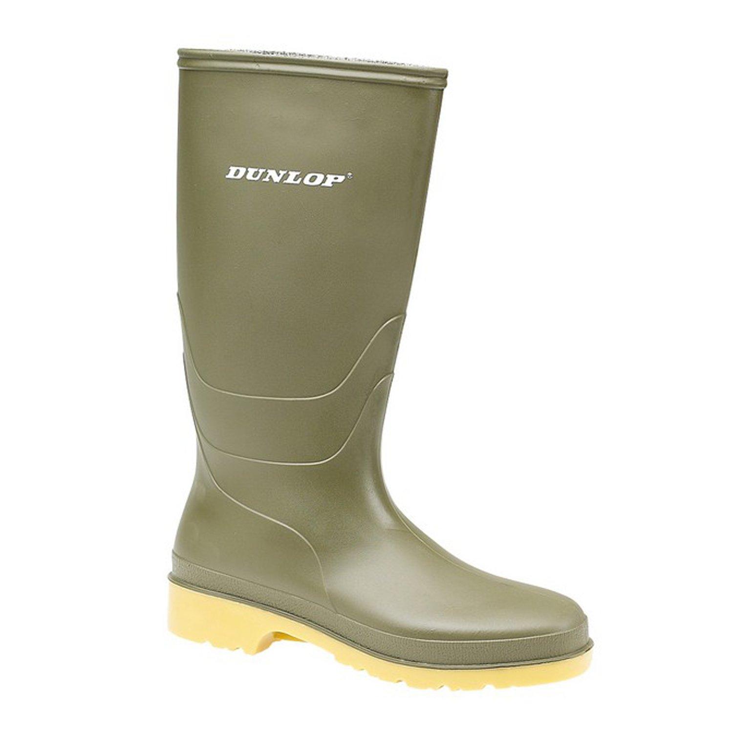 Dulls Rain Welly Gummistiefel Damen Grün 42 von Dunlop