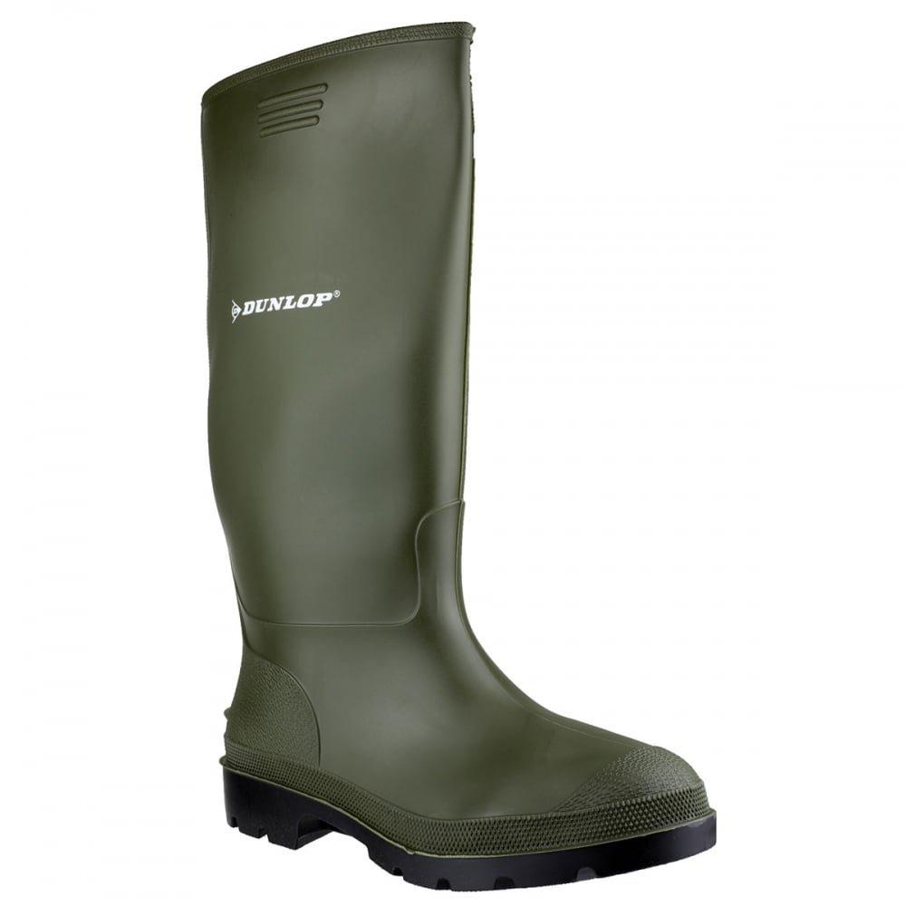 Pricemastor Pvc Gummistiefel Stiefel Damen Grün 39 von Dunlop