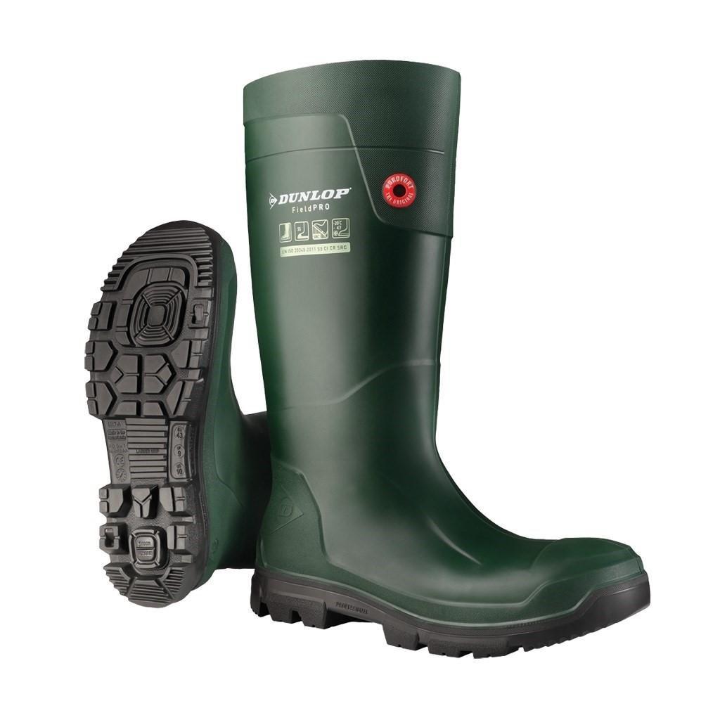 Gummistiefel "fieldpro Full Safety" Damen Grün 40.5 von Dunlop