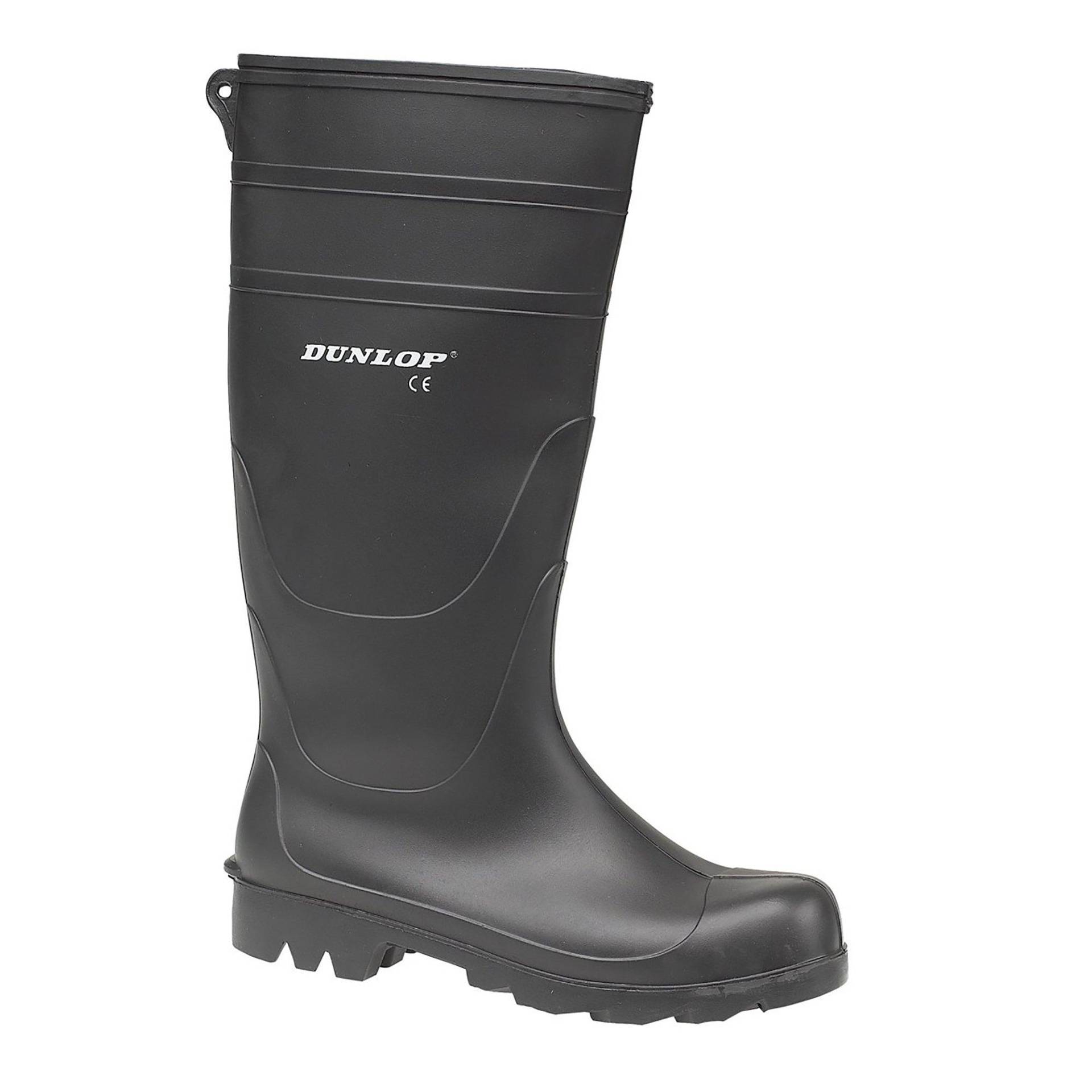 Pvcgummistiefel Stiefel Herren Schwarz 42 von Dunlop